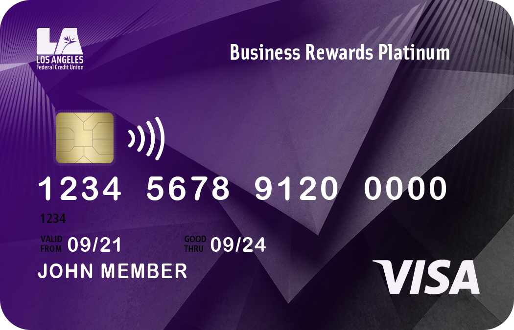 LAFCU Business Rewards Platinum Visa Card